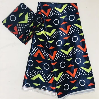 

Satin+silk fabric 6YARDS high quality 2020 african fabric wholesale soft silk fabric for dress african print fabrics ! 27L071902