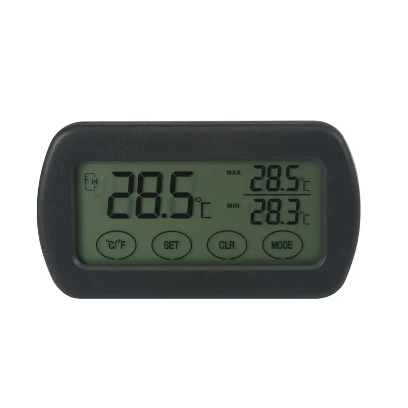 

Indoor Touch Screen Digital Thermometer Hygrometer C/F High/Low Max/Min Temperature Humidity Meter Alarm Monitor