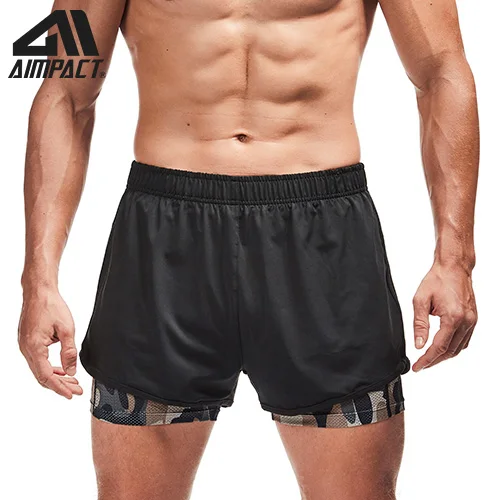 Men's Reflective Running Shorts Quick Dry Swimming Beach Trunks for Workout Gym 