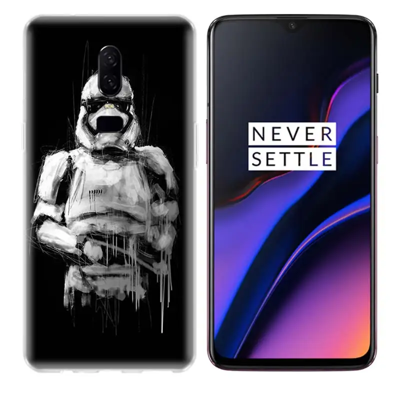 TR172-8 Star Wars Case For Oneplus 7t 1+7pro 1+ 3 3t 5 5t 6 6t 7 TPU Art Gift Phone Cover Patterned Customized Cases - Цвет: TR172-8