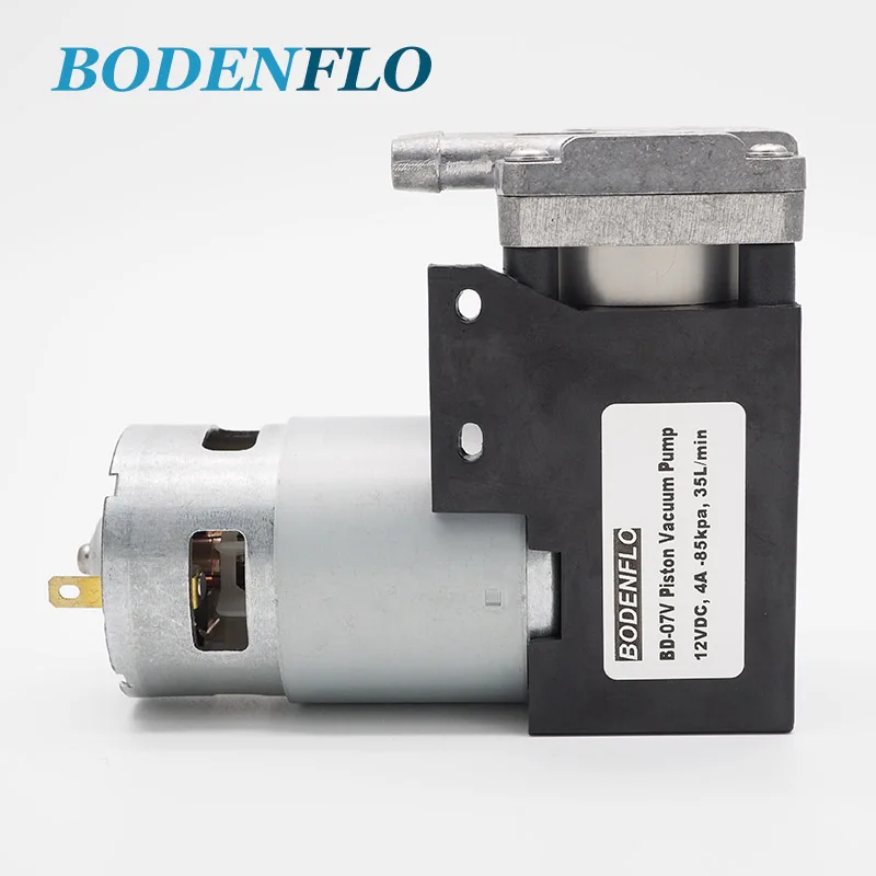BD-07V 미니 오일리스 네거티브 진공 펌프, 알루미늄 헤드, 635mmHg, DC12V, 24 볼트 피스톤 펌프