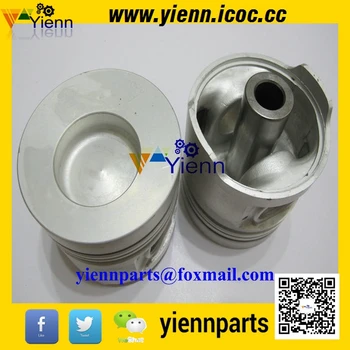

For Mitsubishi K4M Direct Injection Piston With Pin And Clips For KOBELCO Excavator K4M Diesel Engine Repair Parts