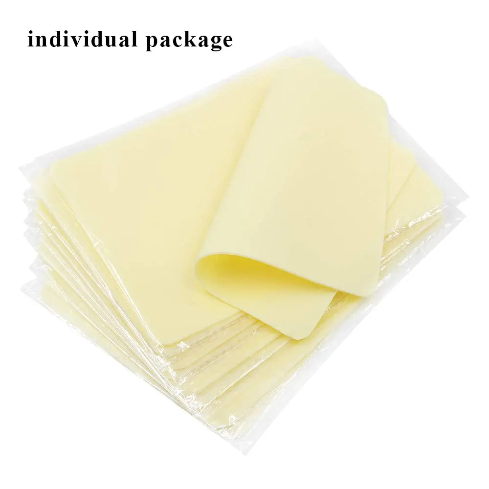 3/5/10/15/20PCS 15*20*0.12cm Tattoo Skin Practice Thick Blank Double Sides Tattoo Practice Skin Soft Silicone Pading