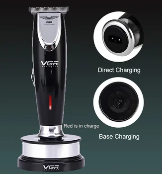 

VGR High-end professional hair clipper adult children general hair aircraft cut pattern carving head shears with base