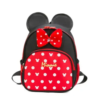 

Disney Children Mickey Minnie Mouse Boys Girls Student Backpacks School Bag Cute Kids Cartoon Bags Travel Backpack
