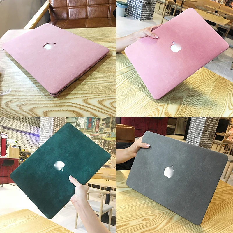 Чехол для Macbook Air 13 с мехом жесткий чехол M1 Chip A2337 A1932 A1466 2020 Pro Touch Bar A2251 A2338 |