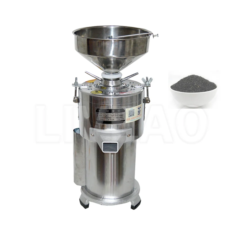 

High Efficiency Peanut Sesame Butter Making Machine 15kg/h Commercial Electric Sesame Paste Sauce Grinding Machine