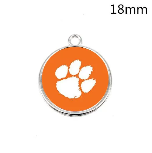 Новое поступление, Спортивные Подвески Clemson для браслетов DIY, ожерелья и сережек, брелоков, ювелирных аксессуаров 20 шт./лот