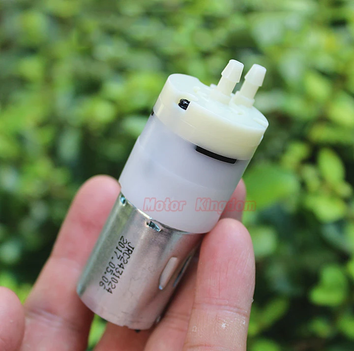 С источником питания от постоянного тока, 6 V-12 V микро Mute 370 мотор воздушный Вакуумный Насос самовсасывающий насос отрицательный Давление молокоотсос для аквариума