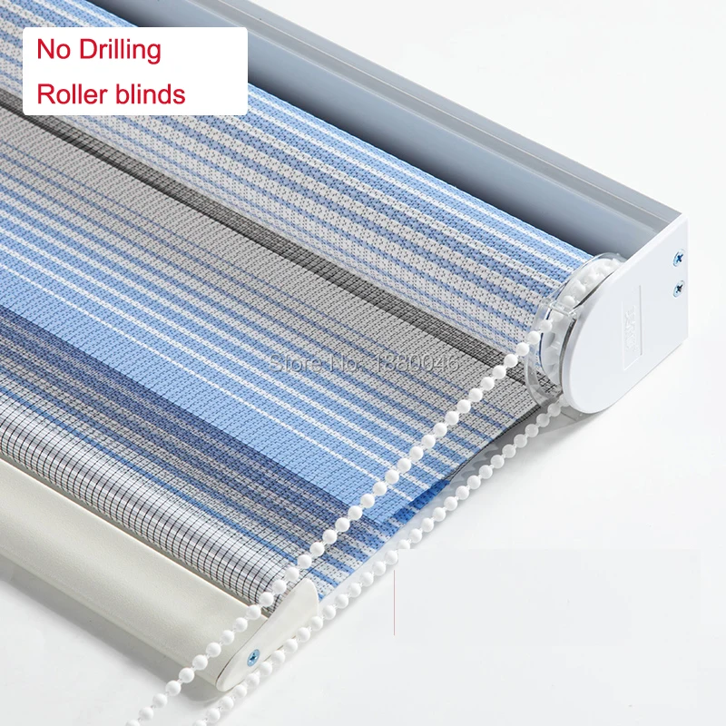 Средиземноморский стиль рольставни без сверления затемненные рулонные шторы с