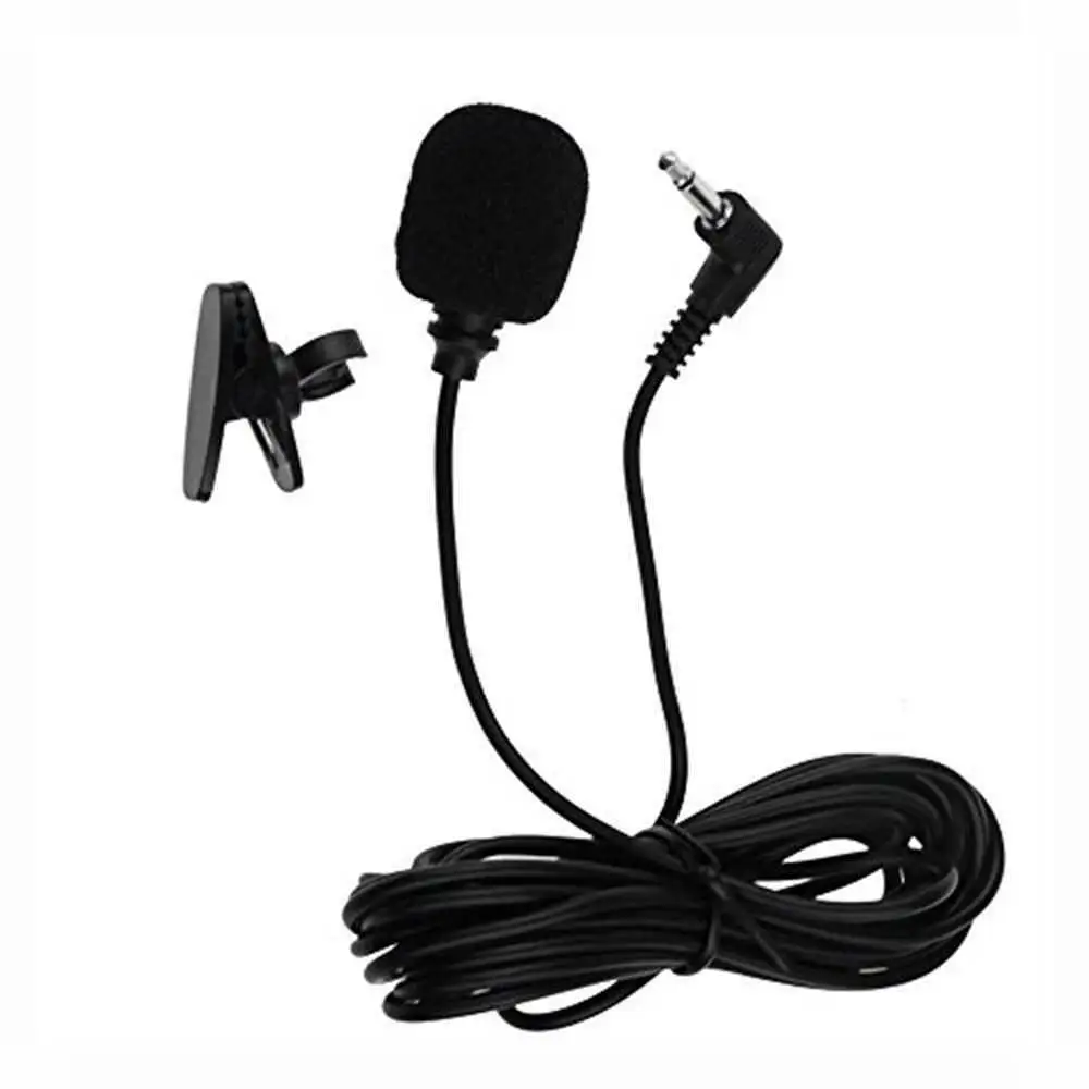 Mini 3.5mm Active Clip Microphone with Mini USB External Mic Audio Adaptor Cable for Go Pro Hero 3 3+ 4 Sports Camera PC Laptop