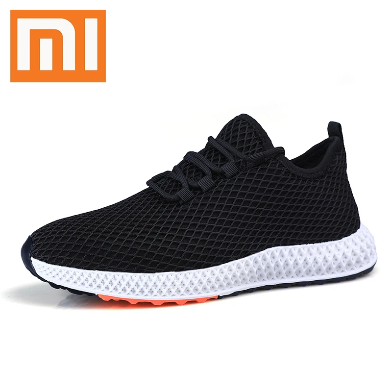 Xiaomi/Мужские дышащие кроссовки чистого цвета; Zapatos De Hombre; Летняя мужская повседневная обувь; Осенняя мужская обувь для бега; Прямая поставка