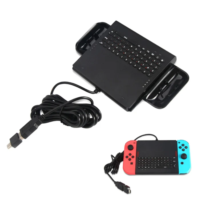 Проводная клавиатура TNS-1777 игровой чат ABS Прочный USB TYPE-C для переключателя JOY-CON OUJ99