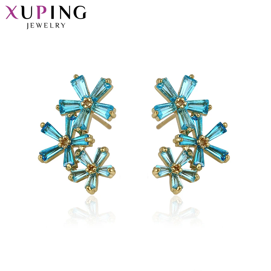 

Xuping Fashion Simple Trendy Earrings Jewelry With Gold Color Plated Temperament for Women Thanksgiving Gift S202.2-29638