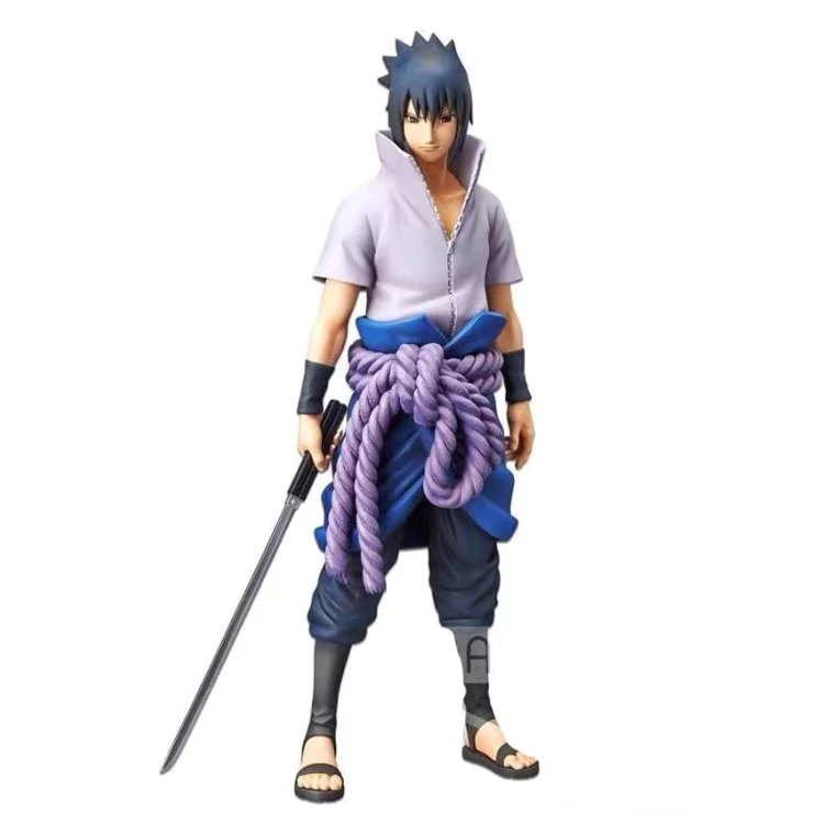 В наличии Banpresto Naruto фигурка за морем ограниченная Саске ПВХ фигурку Модель