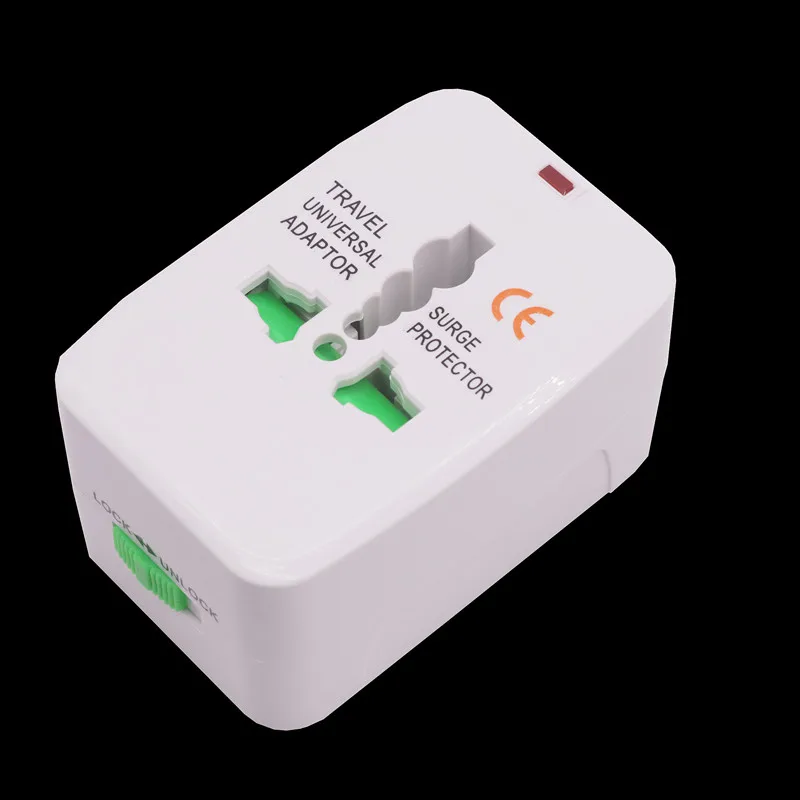 Белый Универсальный адаптер для путешествий двойной 2 USB 2usb порт AC адаптер питания мобильный компьютер плоская камера Универсальный PDA плеер