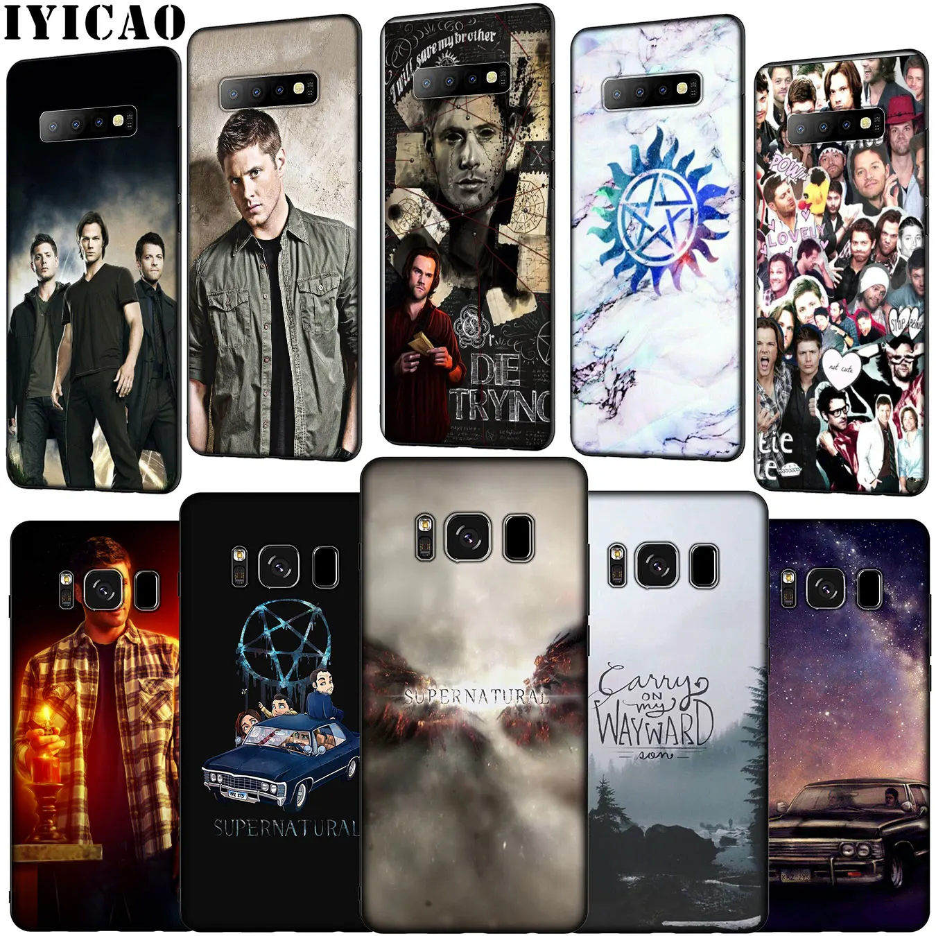 Мягкий чехол для телефона IYICAO Supernatural Jared Padalecki Samsung Galaxy S20 Ultra S10 Lite S9 S8 Plus S6 S7 Edge S10e |