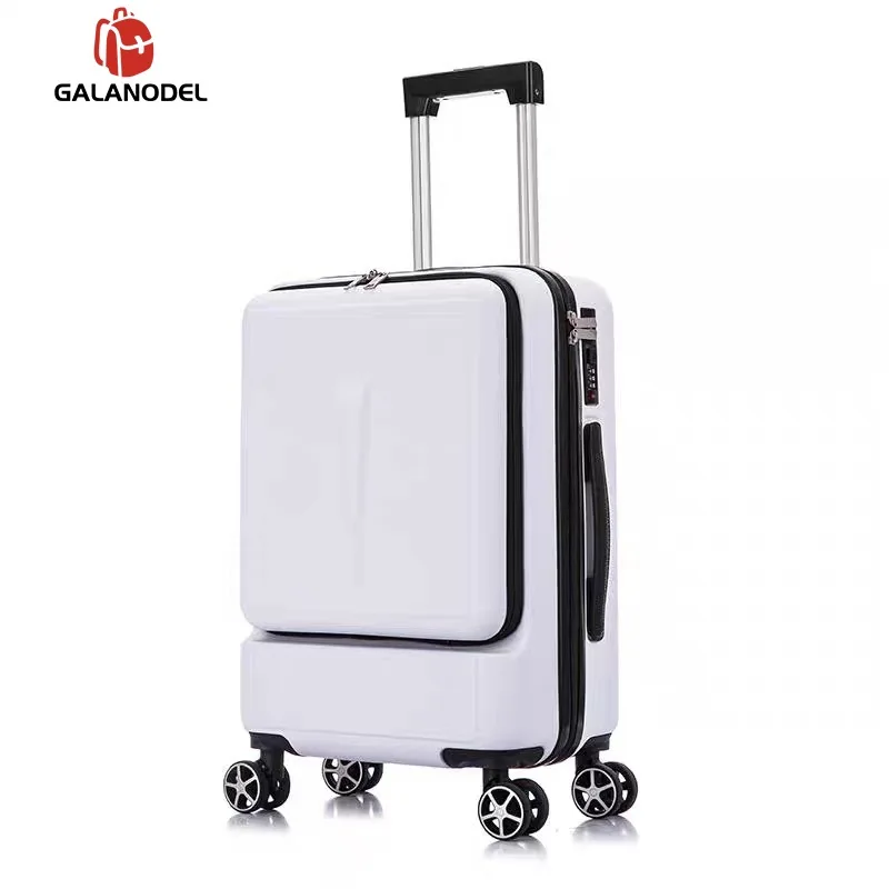 trolley bags 2" креативный чемодан на колёсиках, чемодан на колесиках, мужская сумка на колесиках, Женская дорожная сумка на колесиках, 20 дюймов, багаж для каюты с сумкой для ноутбука - Цвет: trolley bags