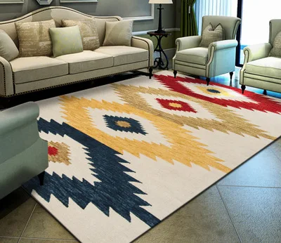 Современный нордический стиль простой ковёр для гостиной мягкий полиэстер Спальня ковры для чистки ковров, для дома тонкий коврик дверной коврик модные коврики - Цвет: 16