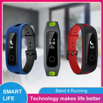 

For Honor Band 4 Running Smart Wristband Heart Rate Sleep Snap Amoled Color 0.95inch Touchscreen Swim Posture Detect