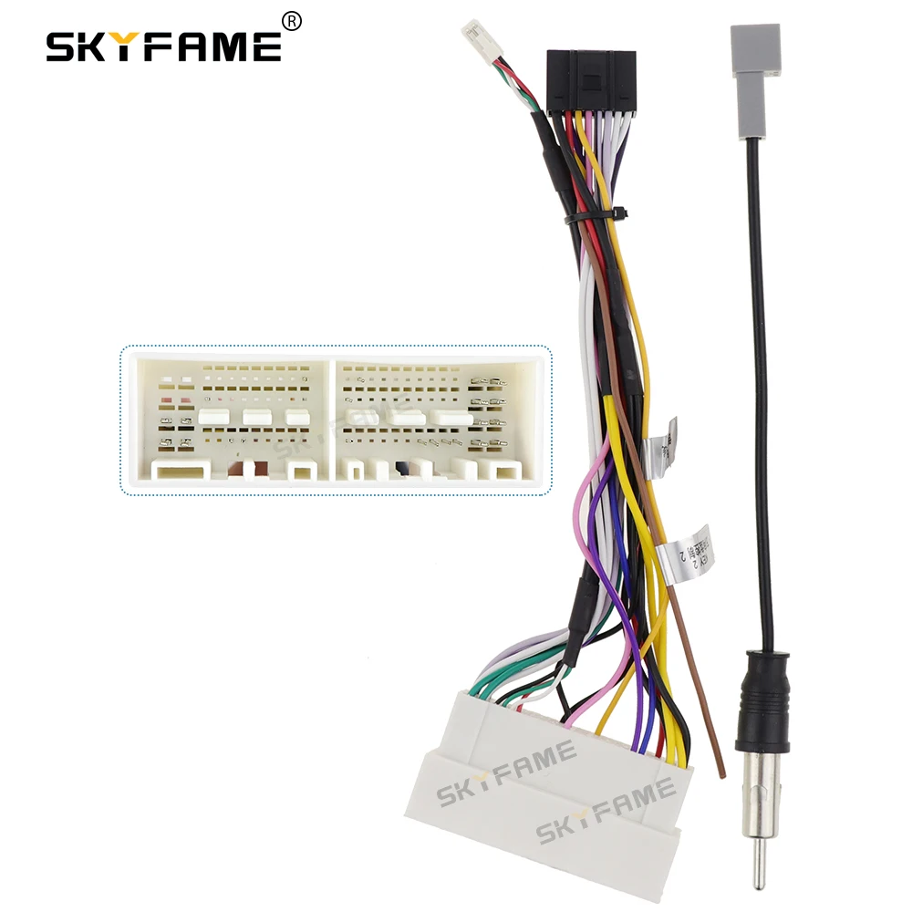 SKYFAME 16Pin Car Stereo Wire Harness Adapter For KIA K3 PEGAS KX5