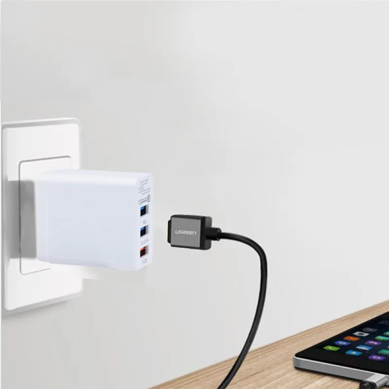 EPULA 2.1A быстрое зарядное устройство 3 USB зарядное устройство для iPhone X XS samsung Xiaomi 9 huawei Tablet QC 3,0 быстрое настенное зарядное устройство адаптер штепсельной вилки США