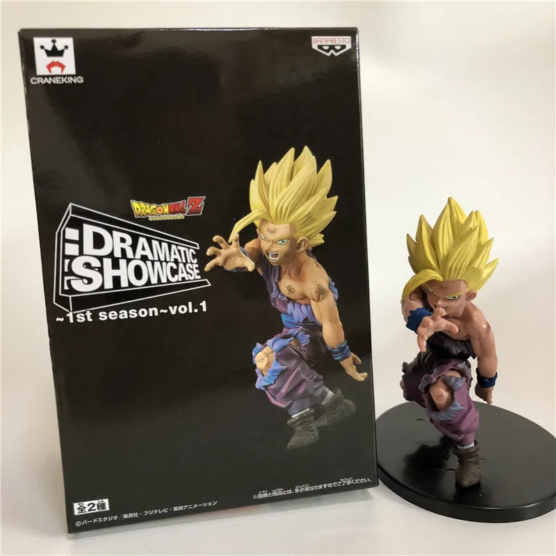 Dragon Ball Z Gohan взрослый ребенок Супер Saiyan Пробуждение Ver. ПВХ экшн Коллекционная DBZ Гоку Гохан битва Модель Коллекция 12-24 см - Цвет: one-hand boxed