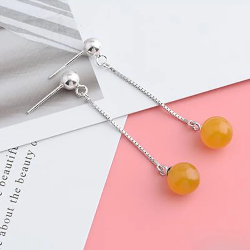 4개입 진짜 순은  귀걸이 핀 링 라운드 볼 귀걸이 니들 커넥터 DIY 주얼리 제작