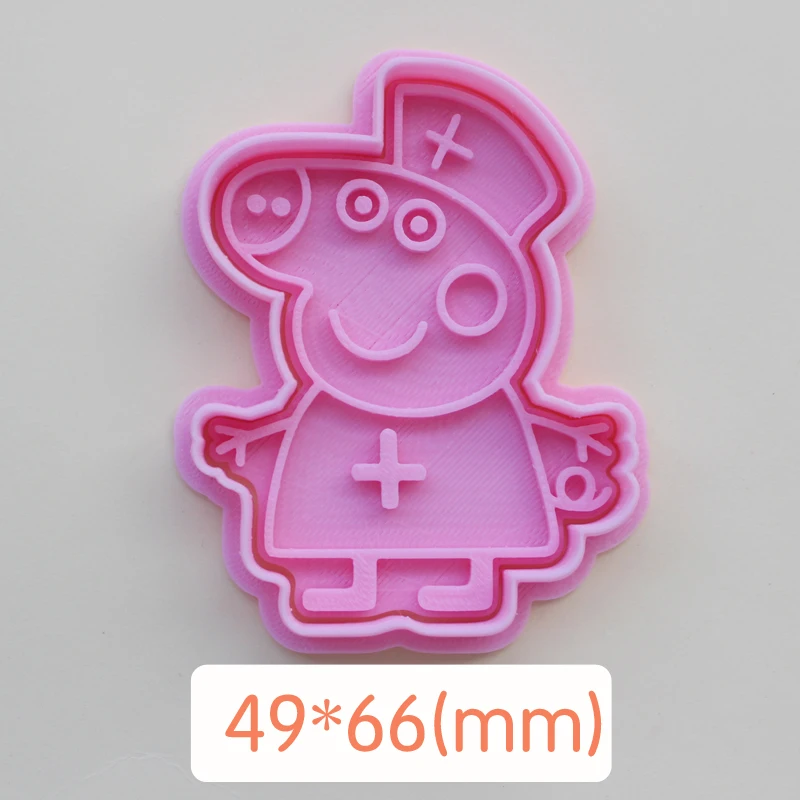 Peppa Pig Cookie Cutter 3d Cartoon Cute Push-type Baking Accessories Bakery Tools Kitchen Supplies Halloween Party Decoration Peppa Pig Cookie Cutter 3d Cartoon Cute Push-type Baking Accessories Bakery Tools Kitchen Supplies Halloween Party Decoration