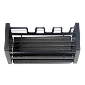 

Kitchen Iron Sponge Draining Rack Hollow Caddy Organizer Storage Holder Dishwashing Rack - Black/White