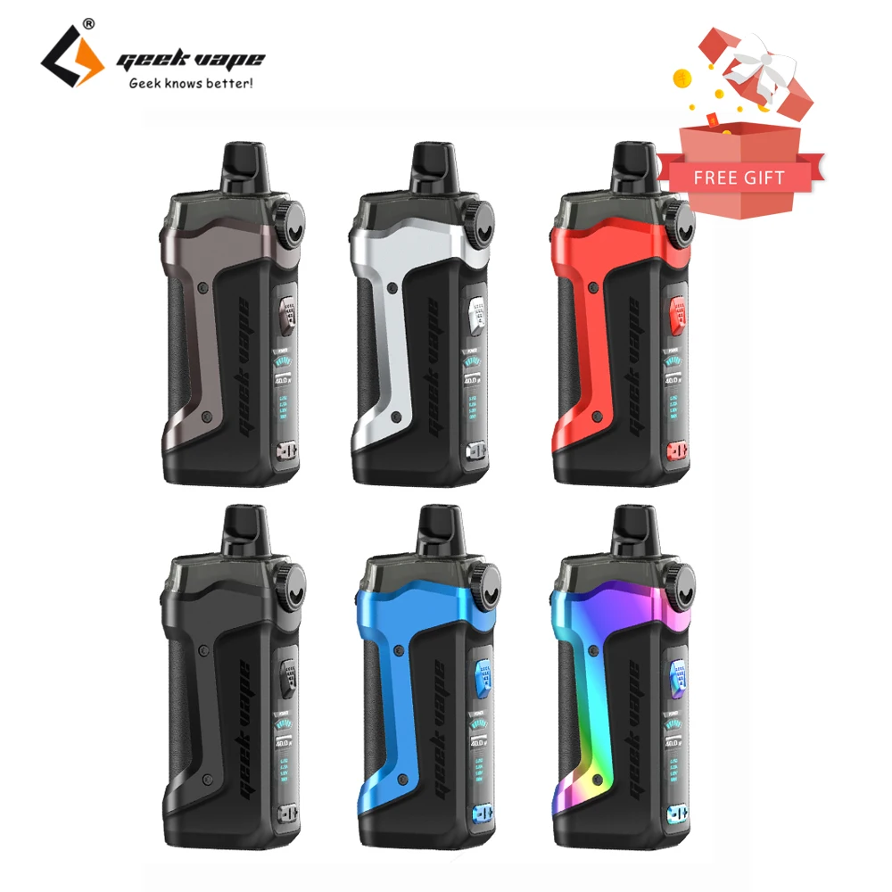 Оригинальный набор Geekvape Aegis Boost Plus картридж 5 мл 40 вт вейп Pod Power с одной батареей 18650