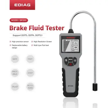 

EDiag BF200 Brake Fluid Tester Pen LED for DOT3/DOT4/DOT5.1 brake fluid tester BF 200 Accurate Car Brake Oil Quality Check Pen