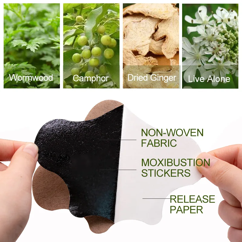 12Pcs Back Medical Plaster Wormwood Lumbar Spine Pain Relief Patch Arthritis Patch Pain Relieving Sticker C1703