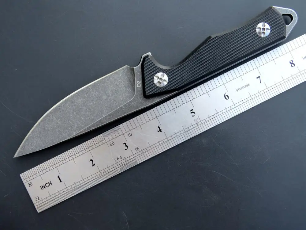 Eafengrow New EF107 Straight Knife D2 Steel Blade Fixed Portable Hunting HARNDS Survival Camping Tactical Kitchenware Tool