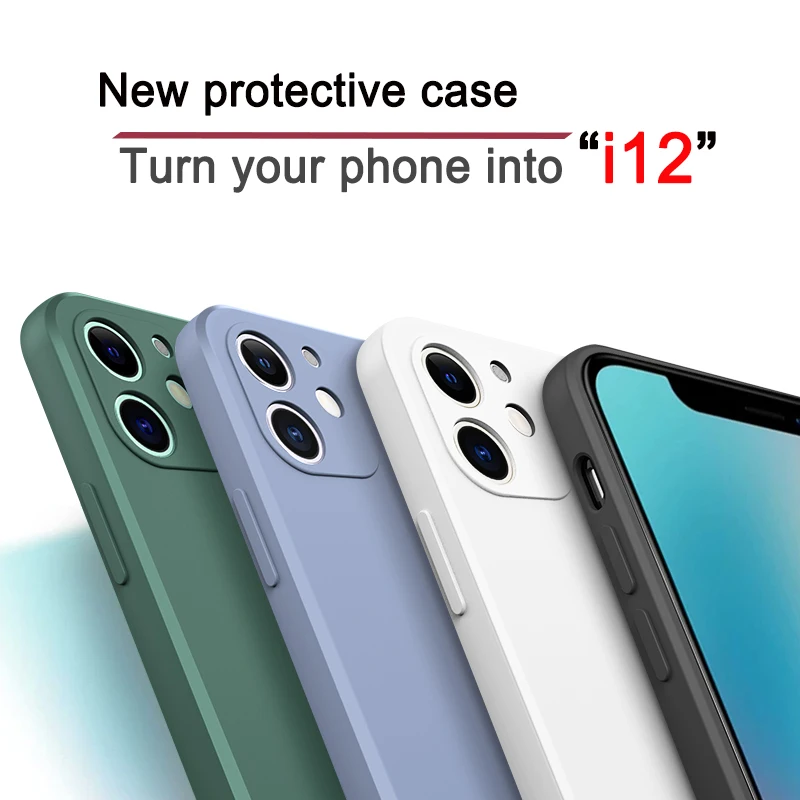 Чехол из жидкого силикона для iPhone 11 Pro Max x xr xs 7 8 6 6s Plus|Бамперы| |