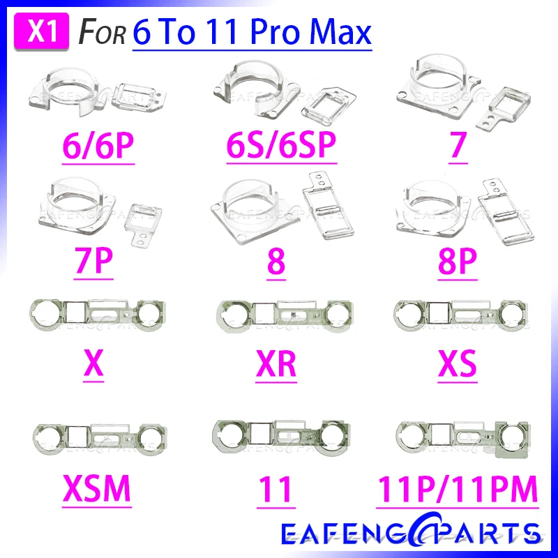 

Детали кольца кронштейна для iPhone 6, 6S, 7, 8 Plus, XR, XSMAX, 11 PRO MAX, Передняя камера и датчик приближения, пластиковый корпус