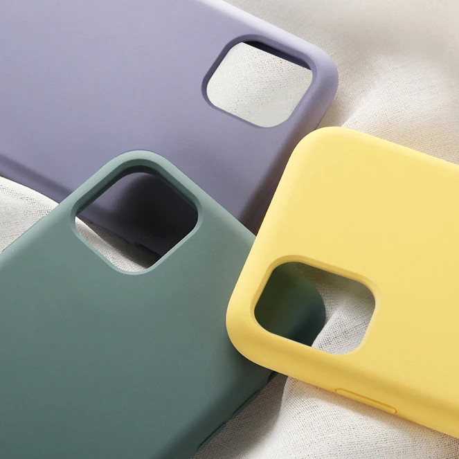 Цветной резиновый чехол для iPhone 7 8 6 6S Plus, жидкий силиконовый чехол, карамельный цвет, чехол для iPhone X XS 11 Pro Max XR