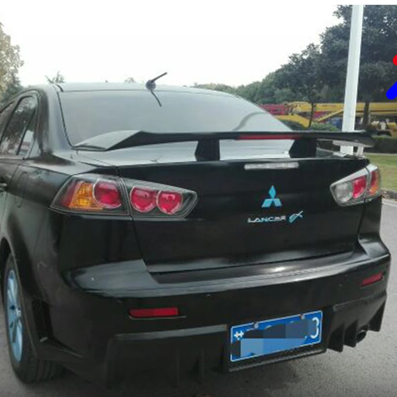 For Mitsubishi Lancer EX Spoiler ABS Material Car Rear Wing Primer