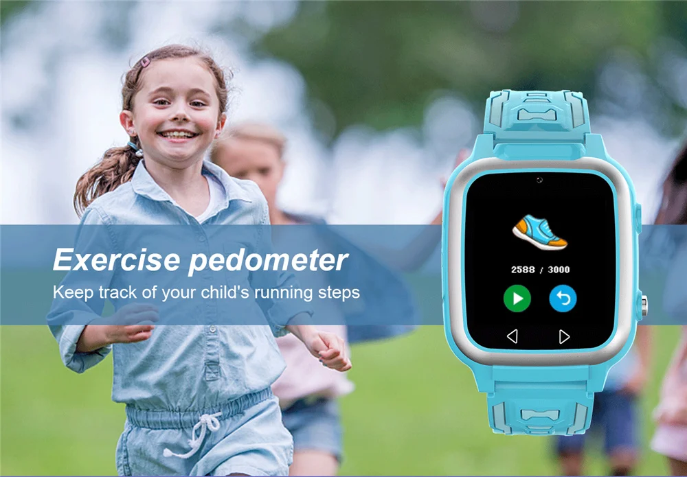 Kids Smart Watch Music Game Smartwatch Pedometer Dual Camera Children MP3 Music Smart Watch Baby Watch Gift for Boys Girls