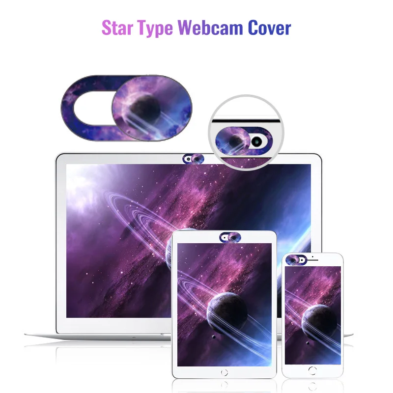 mobile camera zoom lens ANKNDO WebCam Cover Starry Sky Laptop Lens Stickers Mobile Phone Camera Antispy Slider Universal WebCam Cover Privacy Shutter zoom lens for mobile phone