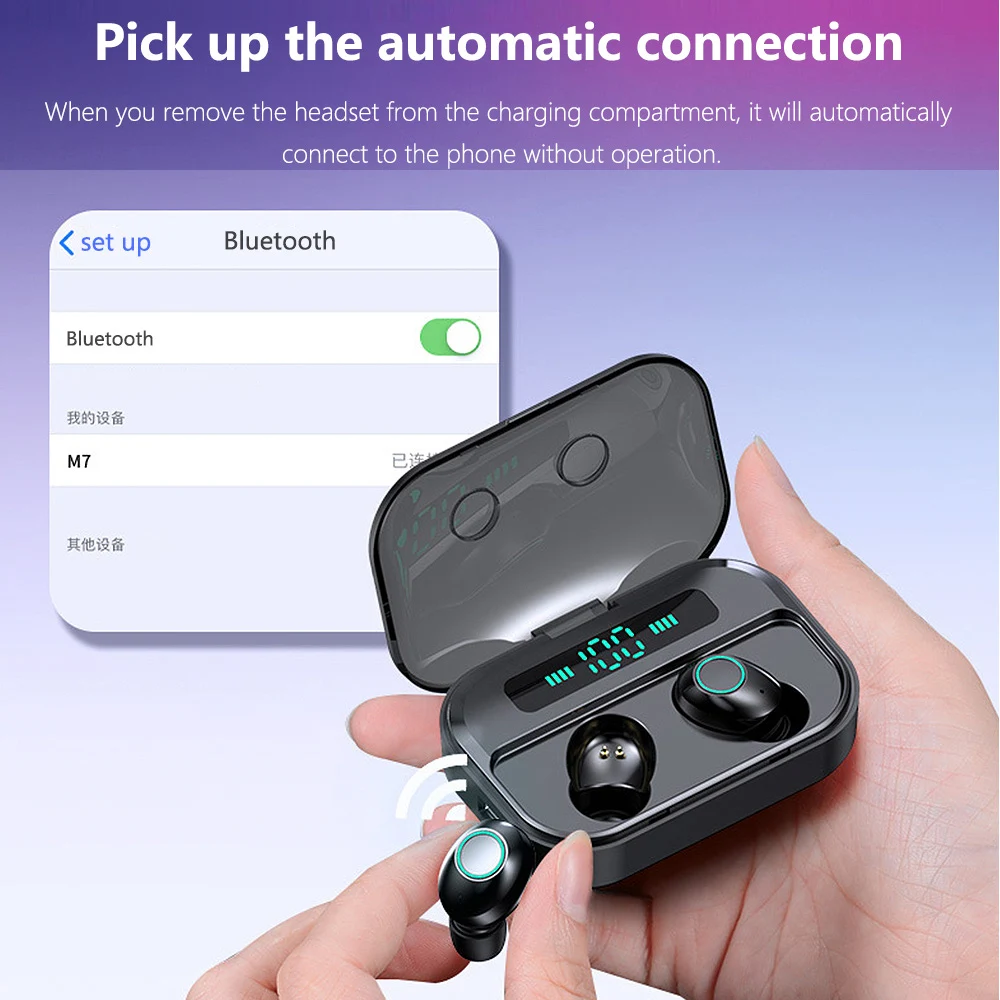 Bluetooth наушники HIFI беспроводные наушники TWS Bluetooth спортивные наушники Bluetooth Handsfree автомобильный комплект стерео Bluetooth наушники