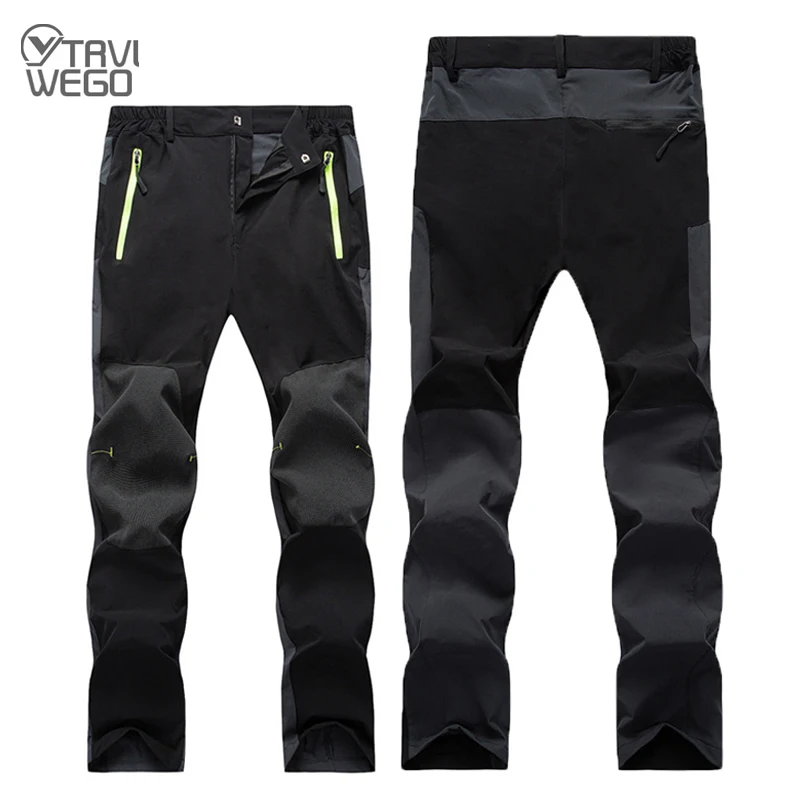 

TRVLWEGO Hiking Outdoor Pants Thin Quick Dry Men Women Summer Breathable Splash Proof Fishing Hunting Camping Trousers Trekking