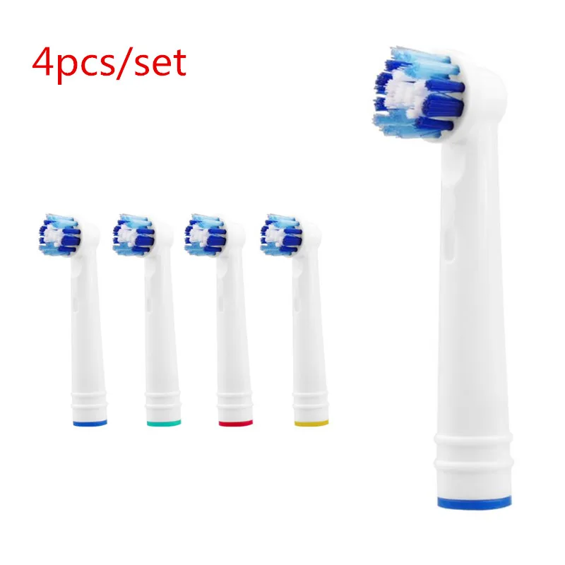 4 Pcs Новые 8 шт/12 шт/16 шт/20шт/40 шт Совместимые сменные головки зубной щетки для гигиены полости рта B модели Быстрая - Цвет: 4 Pcs