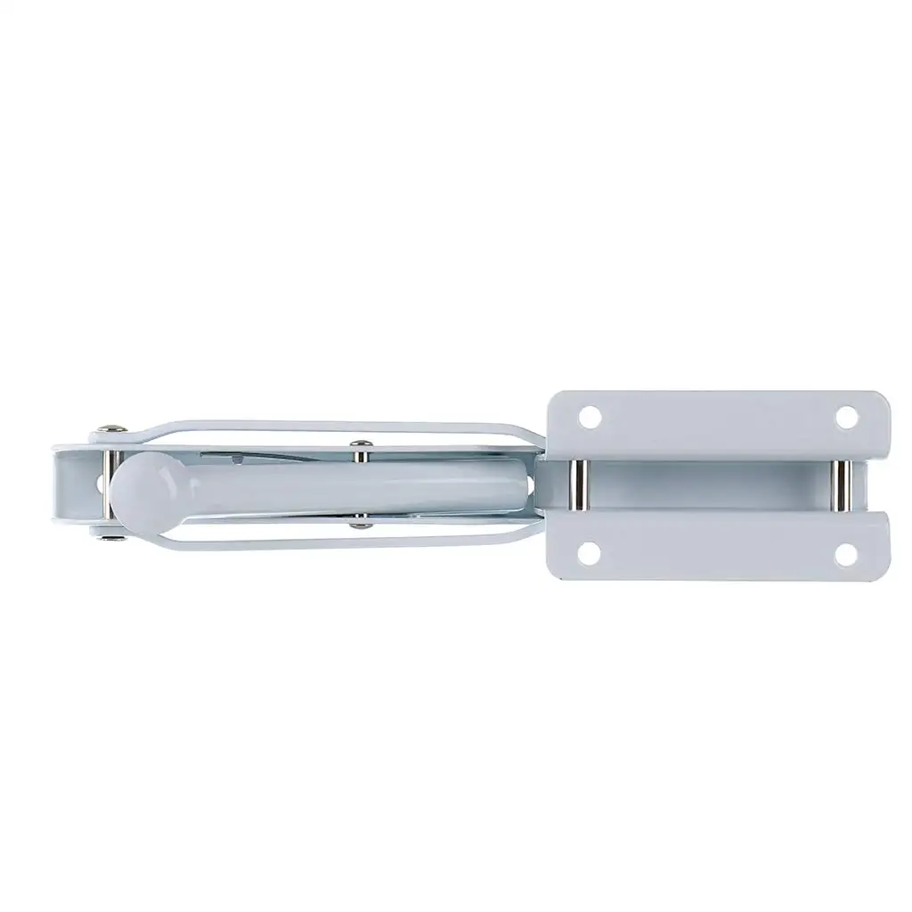 shelf1 pairSturdy folding frame heavy white metal table folding frame bracket 8 inches, stacking hinge wall hangingshelf