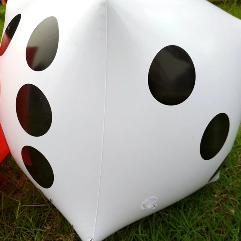 2 шт. надувные игральные кости Jumbo, в горошек, для улицы, для детей, для дня рождения, для вечеринки, вкус, детский бассейн, игрушки, аксессуары для воздушного шара