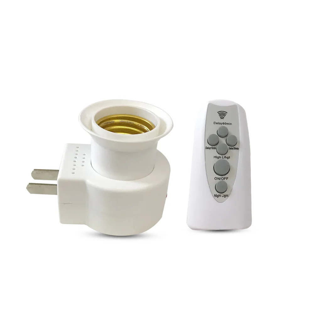 lamp socket with plug