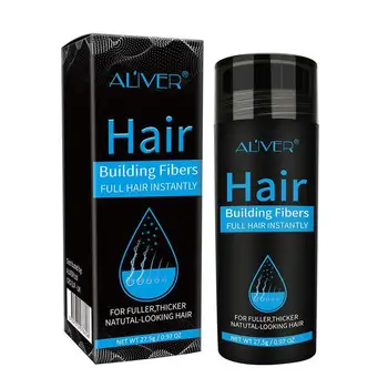 

Black Hair Building Fibers Keratin Thickening Building Thick Hair Fiber Hair Growth Powder Natural Fibers Fuller Thicken Hair