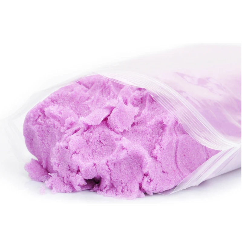 Skup 200g * 5 kolorów dynamiczny piasek edukacyjne niesamowite kryty magia zagraj w piasek zabawki dla dzieci 200g Ziplock torby do pakowania DIY piasek