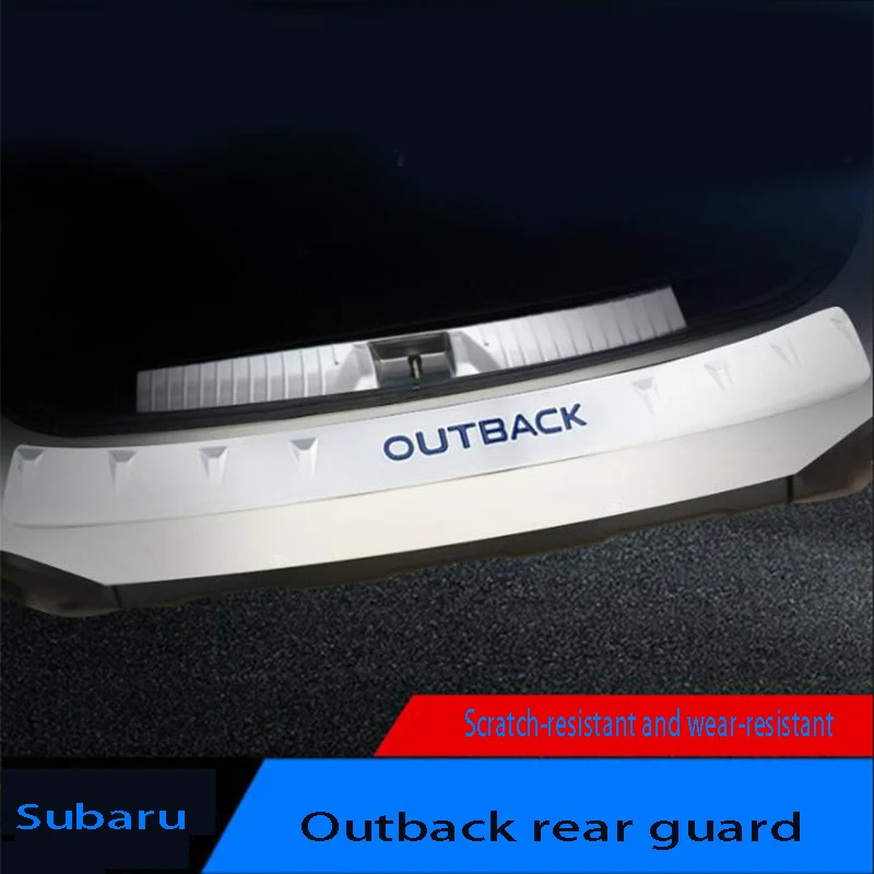 Посвященная 15-19 моделям для subaru Outback задняя защита из нержавеющей стали задняя дверь защита декоративные аксессуары