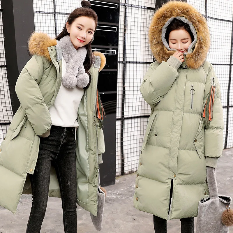 

2019 New Style Cotton-padded Clothes Women's Mid-length Cotton-padded Clothes Cotton Coat Women's 2019 Winter Korean-style Cotto